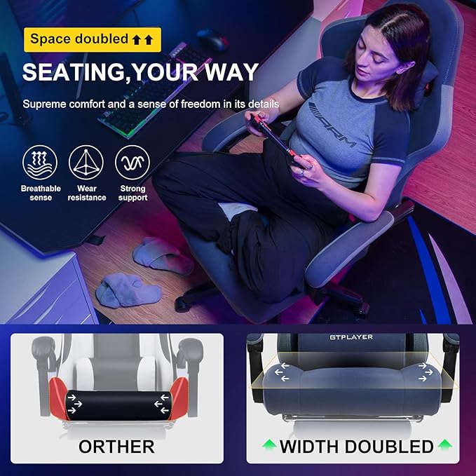 GTPLAYER Gaming Chair, Computer Office Chair - Image 3
