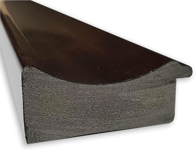 Amanti Art Brown Wall Mirror 27x33 Coffee Bean Brown Rectangle Bathroom Mirror - Image 2