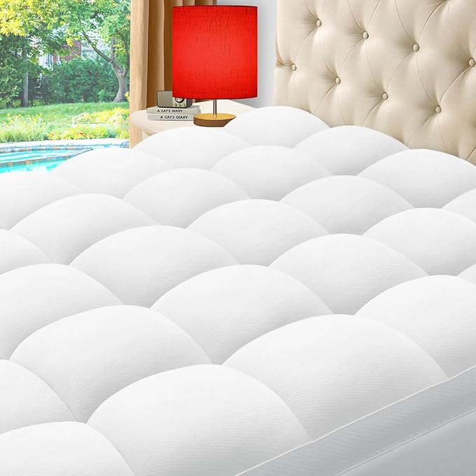 ELEMUSE Full Cooling Bamboo Viscose Mattress Topper by Elemuse