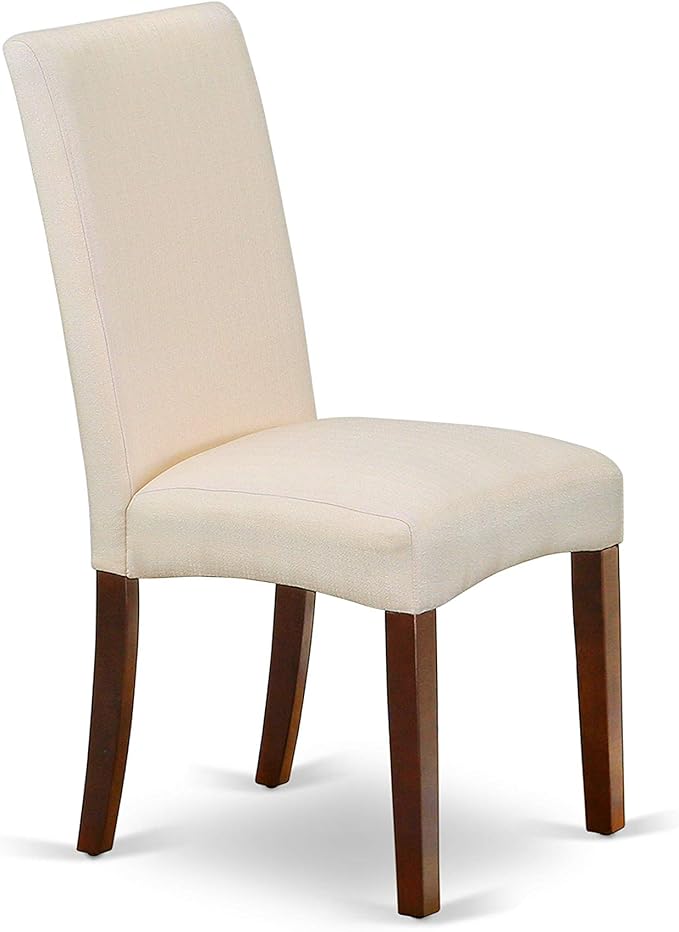 East West Furniture DLDR3-MAH-01 3 Piece Kitchen Table & Chairs Set Contains a - Image 8