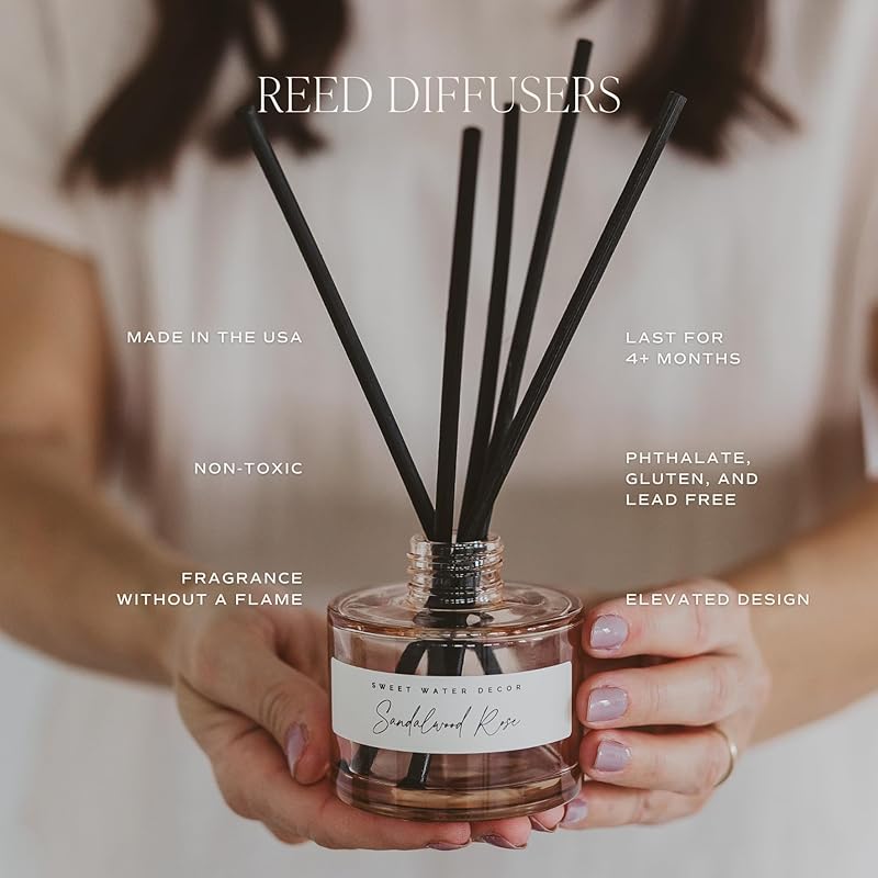 Sweet Water Decor Farmhouse Sandstone Reed Diffuser, Fall Scent - Image 4