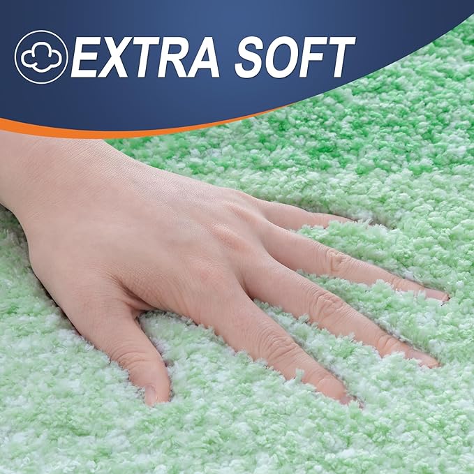 OLANLY Bathroom Rugs Mat 24x16, Extra Soft Absorbent Microfiber Bath Rugs - Image 3