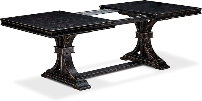LEMA9-SBB-34, 9-pc Dining Table Set Consists of a Dining Table and 8 Dark Grey - Image 7
