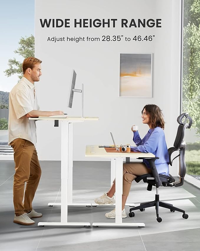 ErGear Height Adjustable Electric Standing Desk, 71 x 30 Inches Sit Stand up - Image 7