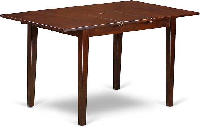 East West Furniture PSCL3-MAH-W 3 Piece Dining Room Furniture Set Contains a - Image 3