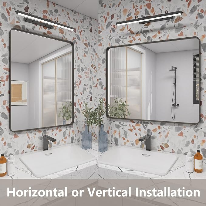 16x24 Bronze Bathroom Mirror, Rounded Rectangle Bronze Frame Mirror, Brushed - Image 5
