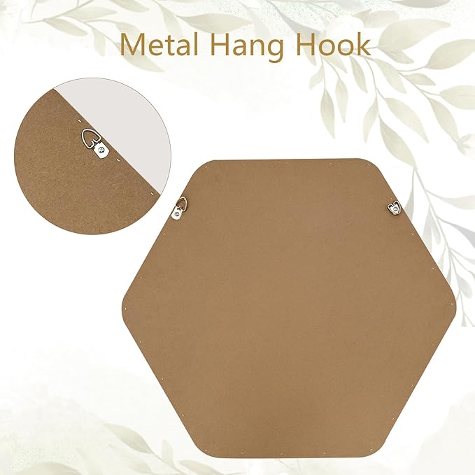 ULIKE Rattan Mirror for Wall, Bathroom 24 Inch Rustic Farmhouse Wall Decor - Image 3