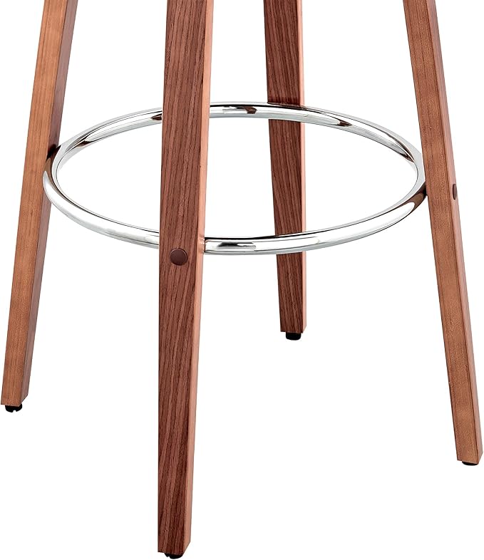 Armen Living Julius Mid Century Modern Swivel Bar Stool - Image 10