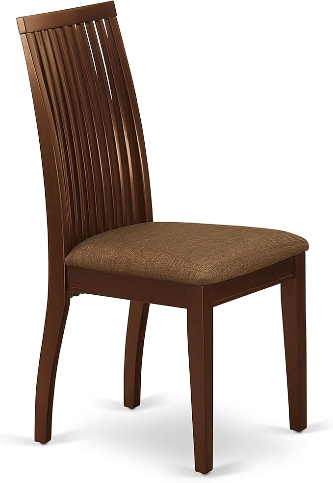 East West Furniture DOIP5-MAH-C 5 Piece Dining Table Set - Image 11