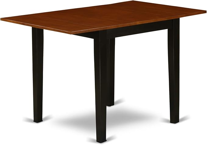 East West Furniture NDAN5-BCH-W 5 Piece Kitchen Table Set - Image 3