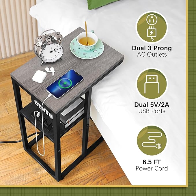 Yoobure LED C Shaped End Table - Image 5
