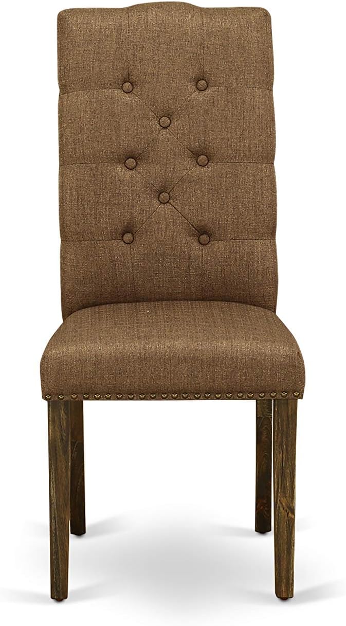 East West Furniture ELP7T18 Elsa Parson Chairs - Image 4