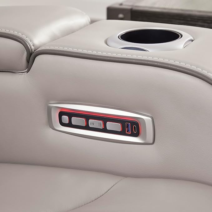 Signature Design by Ashley Boyington Contemporary Leather Match Power Reclining - Image 20
