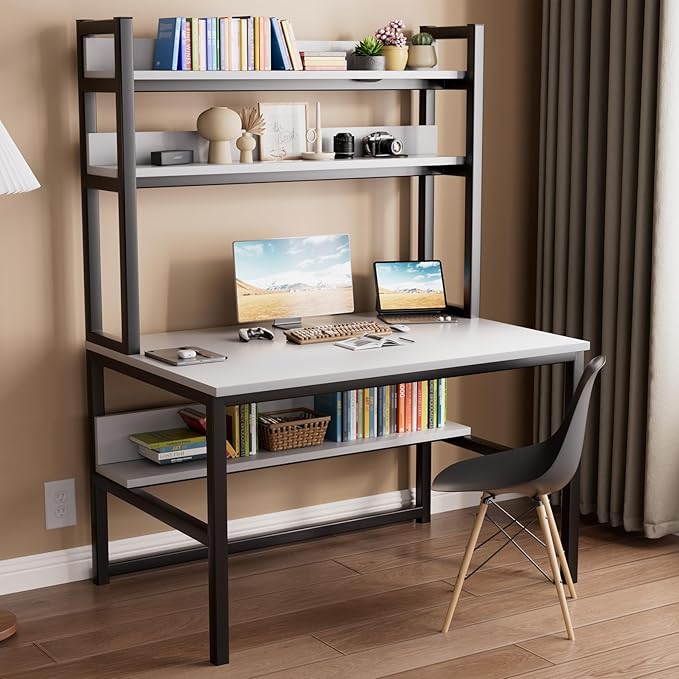 Aquzee Computer Desk, Easy Assembly Gaming Table - Image 5