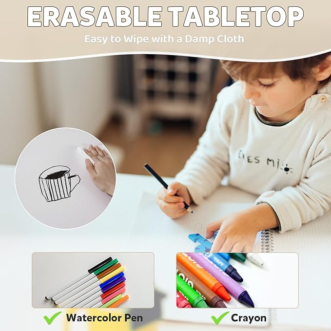 Adjustable Kids Table & Chairs Set - Image 5