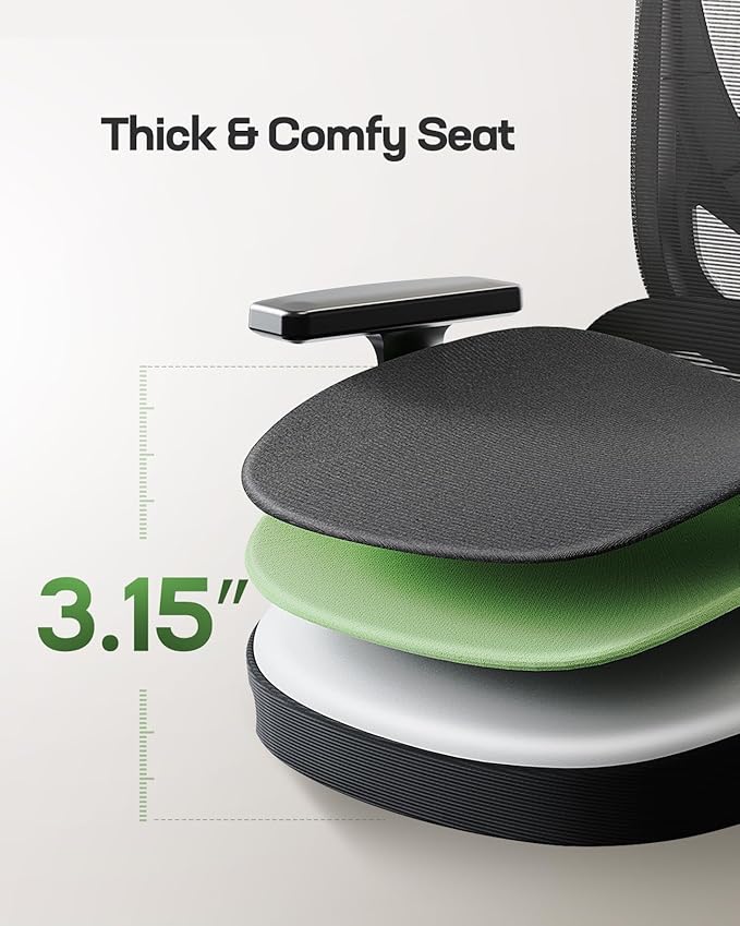Marsail Ergonomic Office Chair Desk Chair, Gaming Chair - Image 7