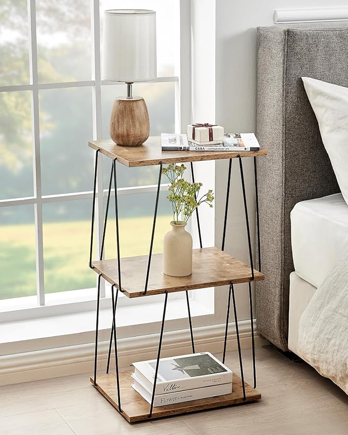 Tall Side Table, Small End Table, 29 inch High Entryway Table, Bedside Table - Image 4