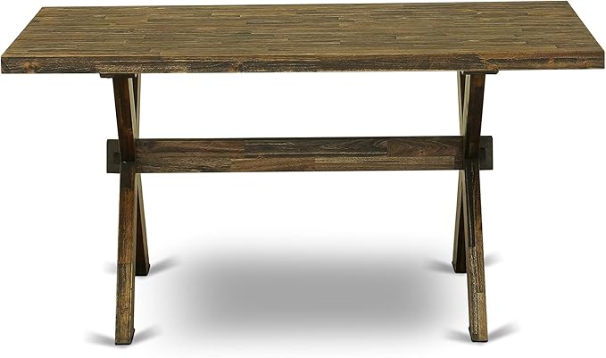 East West Furniture X777FO749-9 9 Piece Dining Table Set Includes a Rectangle - Image 5