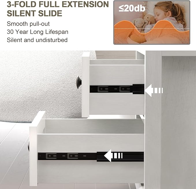 18" Wide End Table with Fast Charging Station Set of 2, 18” Wide Sofa End Table - Image 4