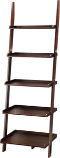 Convenience Concepts 5 shelves, American Heritage Bookshelf Ladder, 72.75" x 25" by ConvenienceConcepts