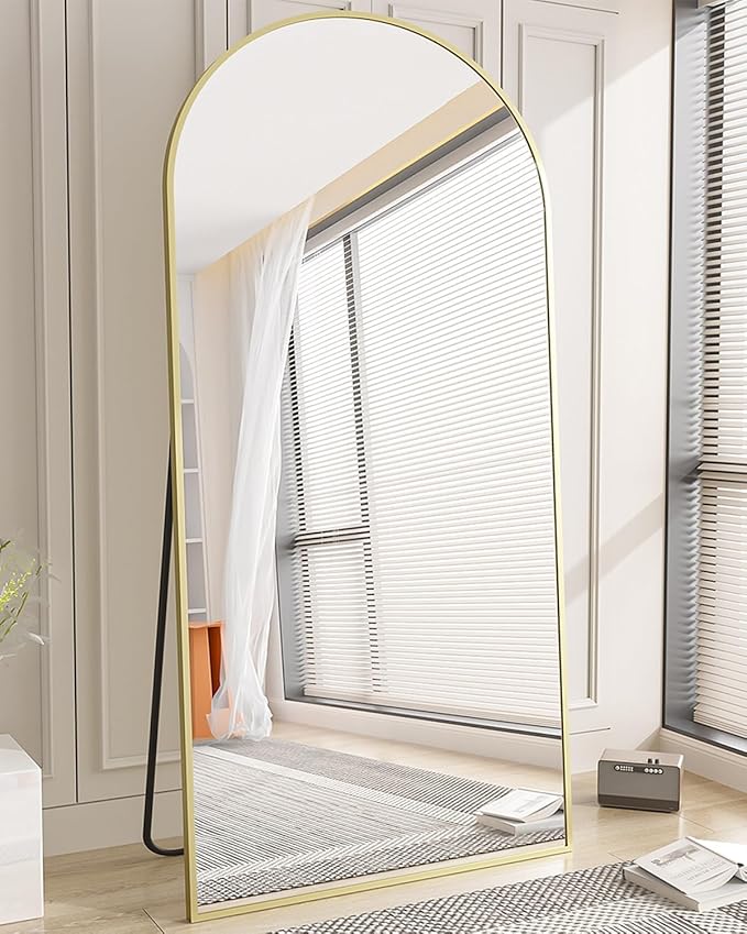 Koonmi 35"x78" Arched Full Length Mirror by KOONMI