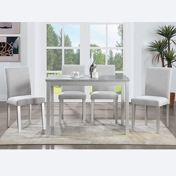 Ball & Cast 5 Piece Dining Table Set, Kitchen Table Set - Image 2