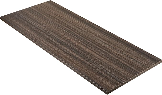 Kaboon Universal Tabletop 45"x20", Solid One-Piece Melamine Table Top, L-Desk by Kaboon
