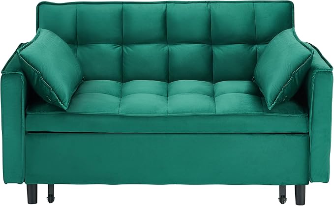 Ball & Cast Convertible Sofa Bed, Pull Out Loveseat Sleeper Sofa, Convertible - Image 12