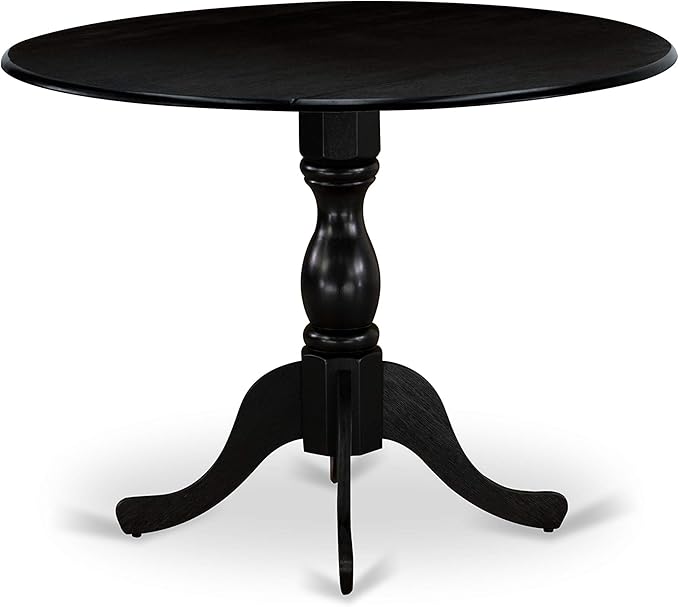 East West Furniture DMAB5-ABK-24 5 Piece Modern Dining Table Set Includes a - Image 5