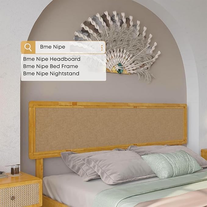 Bme Nipe 14 Inch Bohemian Bed Frame - Image 5