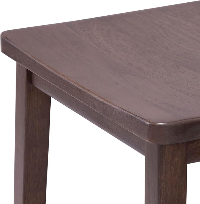 Plank+Beam Smythe Bar Stool, Sturdy Wood Modern Kitchen Counter Height Stool - Image 6