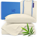 Kickoff Viscose Bamboo Sheets Twin Size 3-pc 100% Organic Bamboo Viscose Bed by KickoffHome