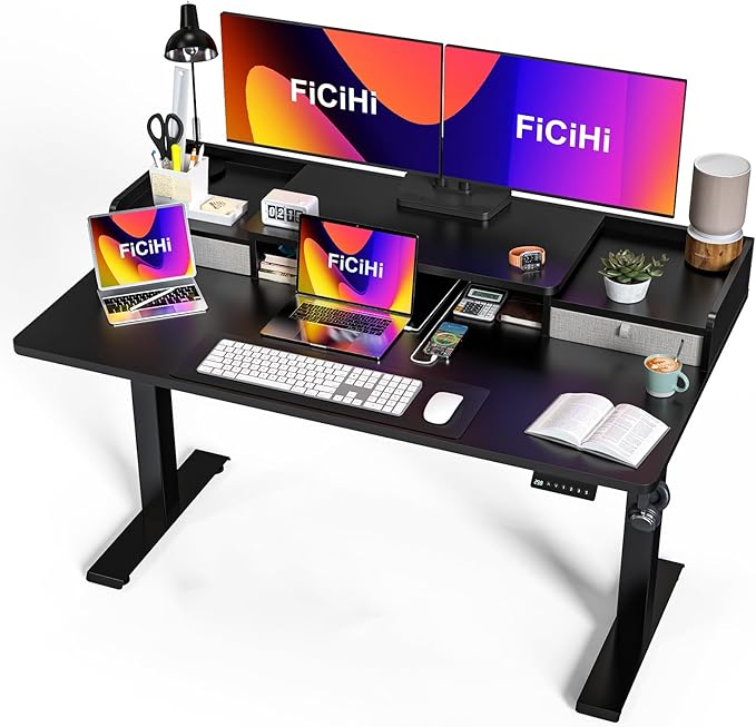48x30 Inch Electric Standing Desk by FiCiHi