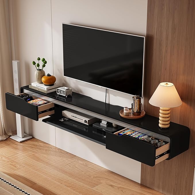 Fully-Assembled Floating TV Stand - Image 4