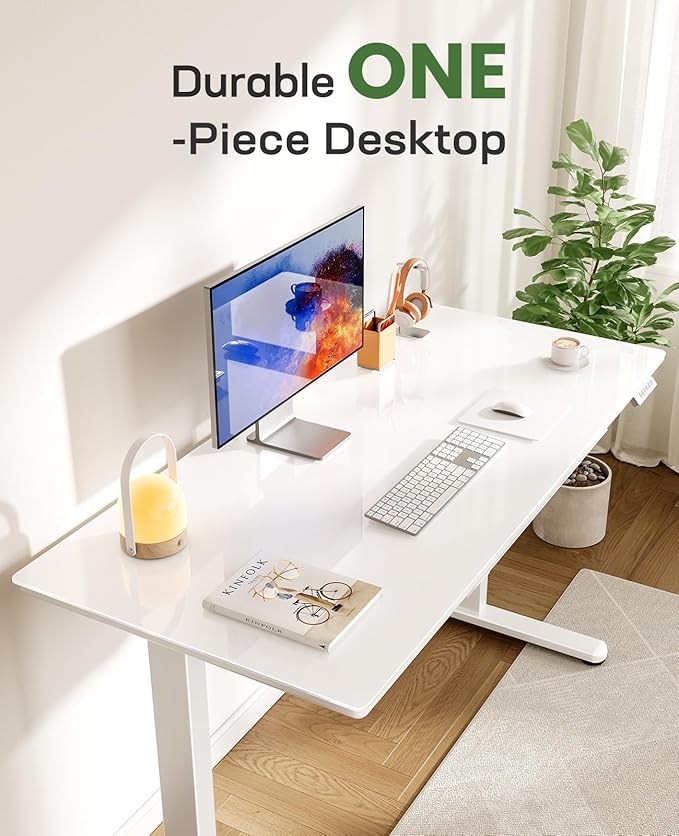 Marsail Glass Electric Standing Desk - Image 7