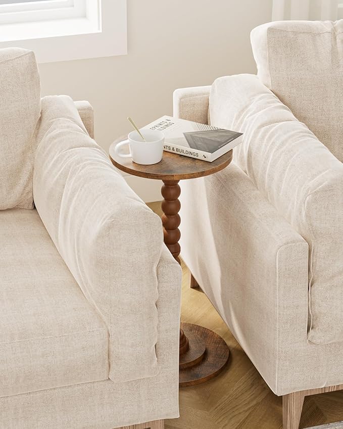 Masupu Round Side Table, Small Drink Table - Image 5