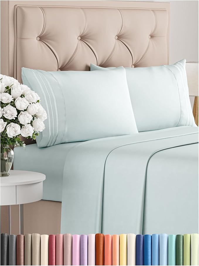Cal King Size 4 Piece Sheet Set by CGKUnlimited