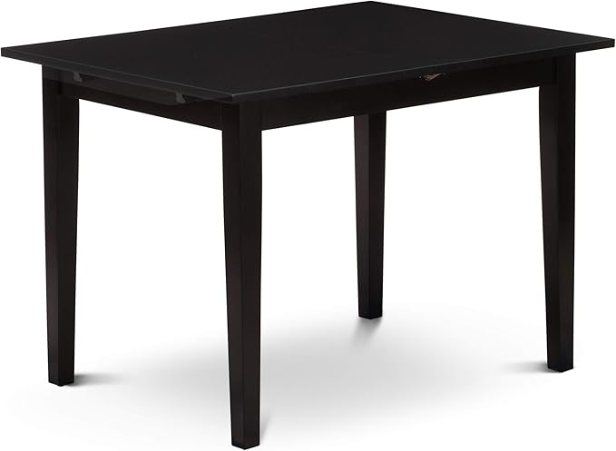 East West Furniture NOCE3-BLK-21 3 Piece Dining Table Set Contains a Rectangle - Image 8