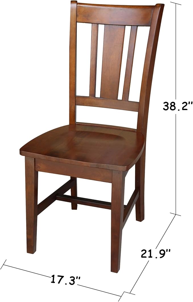 IC International Concepts, Set of Two San Remo SplatBack Dining Chairs - Image 3