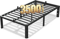 18 Inch Twin Size Bed Frame, 3500Lbs Heavy Duty Metal Platform by VIPSHOW
