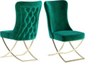 Ottomanson Royal Dining Chairs Set of 8 – Upholstered Tufted Microfiber by Ottomanson