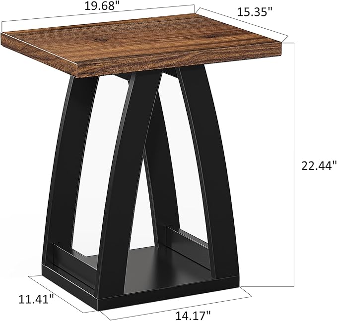 End Tables Living Room. Side Table Beside Sofa. Modern End Table - Image 3