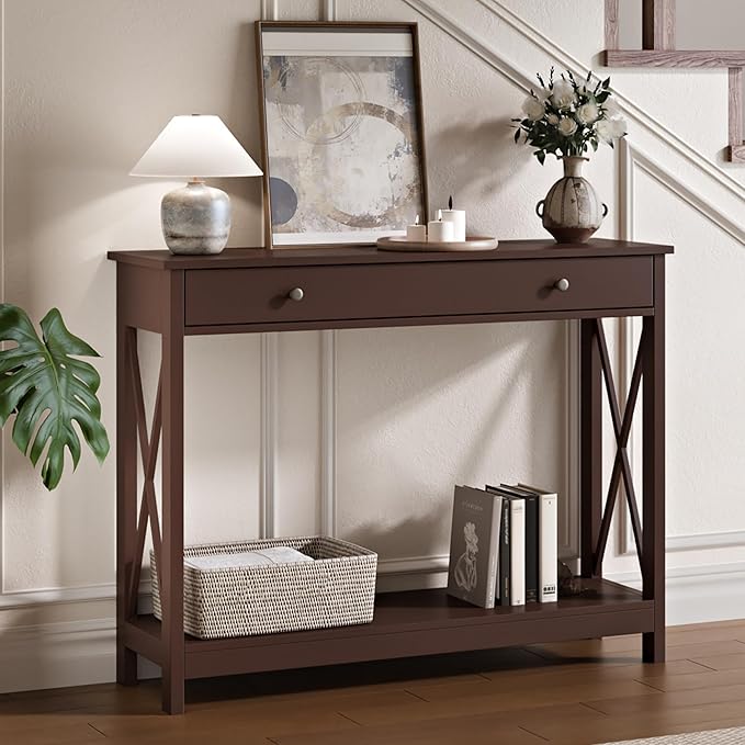 Treocho Black Console Table by Treocho