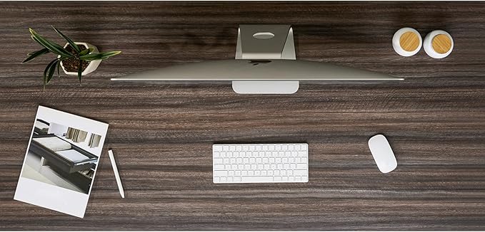 Kaboon Universal Tabletop 45"x20", Solid One-Piece Melamine Table Top, L-Desk - Image 5