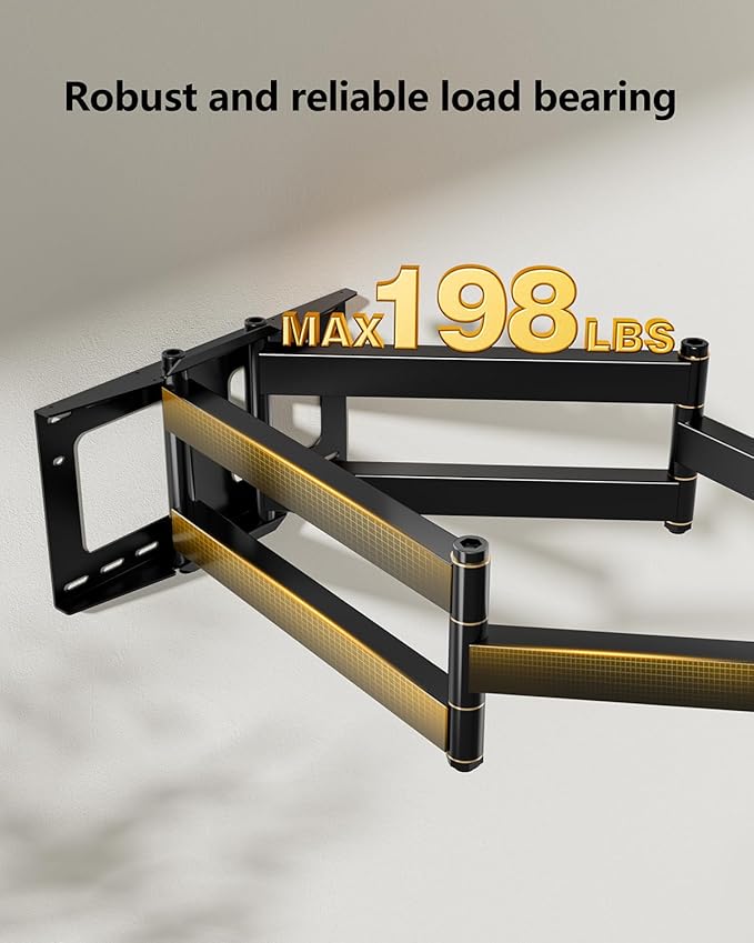 FORGING MOUNT Heavy Duty TV Wall Mount, Dual Articulating Arm Full Motion TV - Image 6