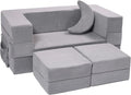 Modular Kids Sofa, Toddler Couch Foam Armchair by Elftopia