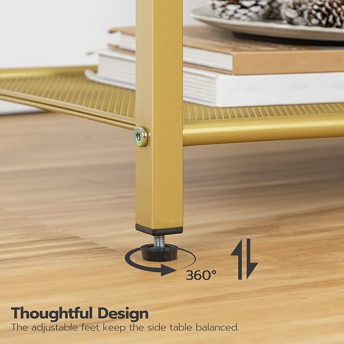 HOOBRO Set of 2 Side Tables, 2-Tier End Table, Nightstands - Image 8