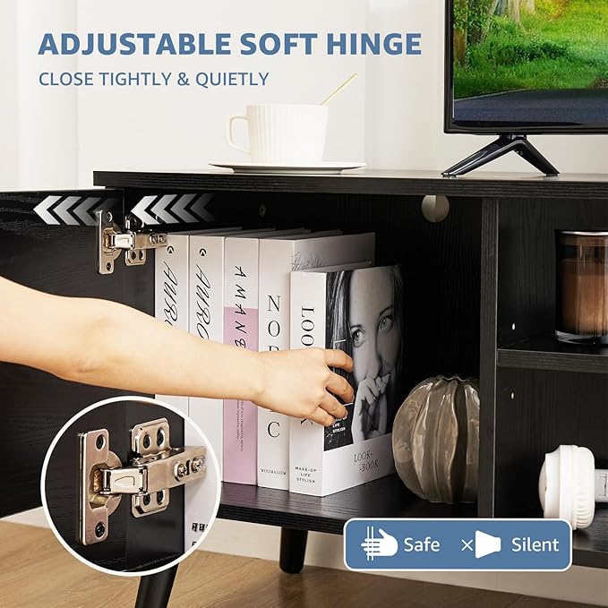DUMOS TV Stand for 55 60 inch TV, Entertainment Center - Image 6