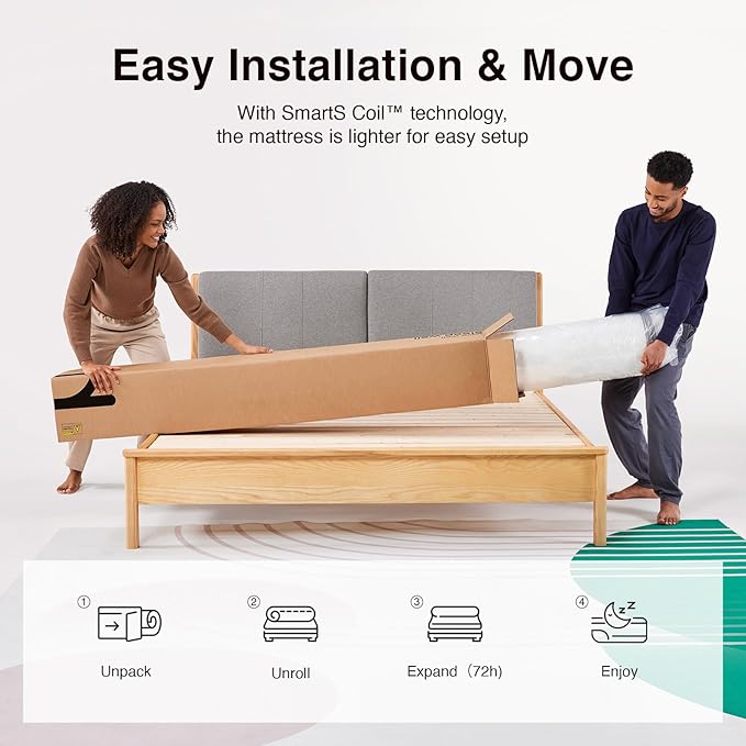 Novilla Full Size Mattress, 8 Inch Full Mattresses in a Box - Image 8