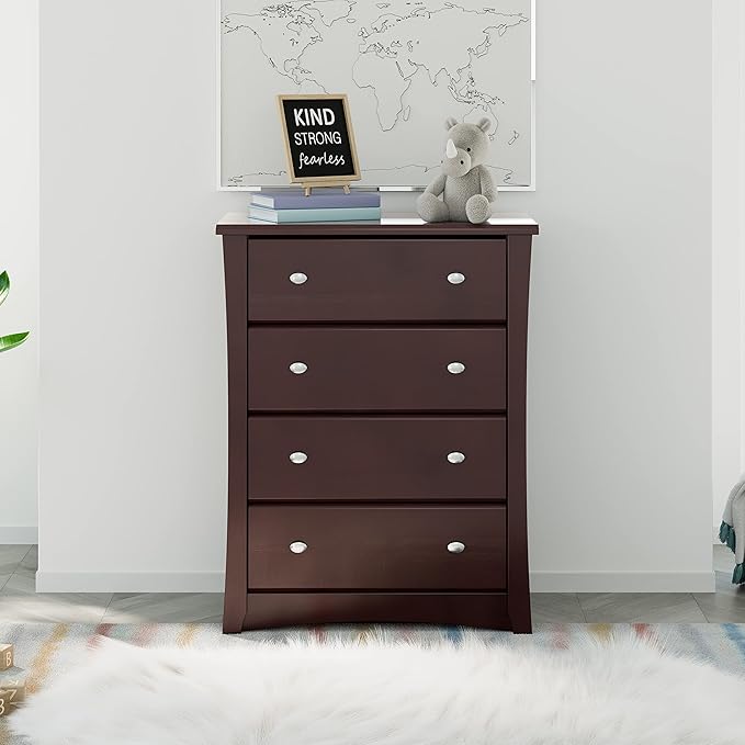 Storkcraft Crescent 4 Drawer Chest – GREENGUARD Gold Certified, Easy-to-Match - Image 2
